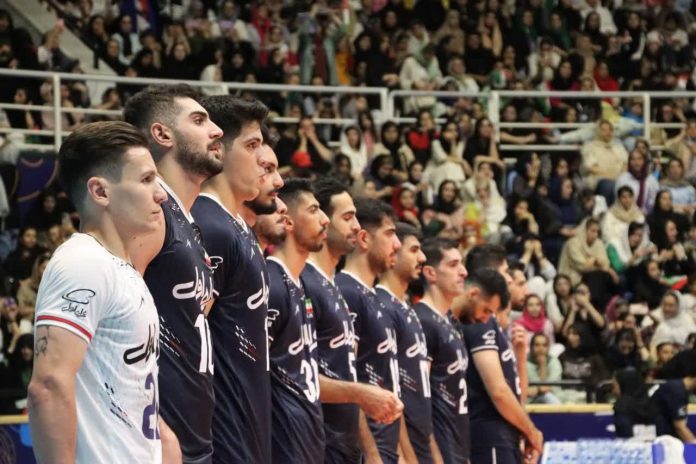 برد قاطع بلند قامتان والیبال ایران مقابل پاکستان