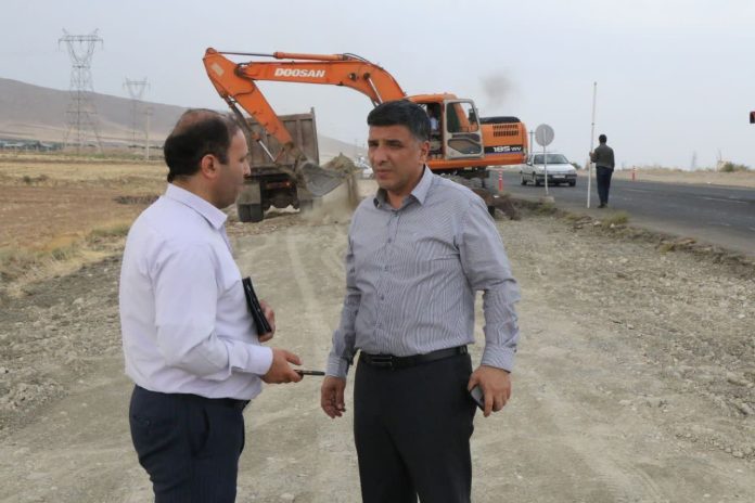 مراحل پایانی قطعه آخر محور دارلک - مهاباد
