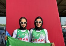 بانوی قایقران آذربایجان غربی طلایی شد بانوی قایقران آذربایجان غربی طلایی شد