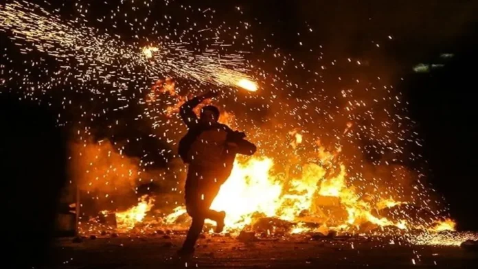 مصدومان چهارشنبه آخر سال آذربایجان غربی به ۳۷۵ نفر رسید